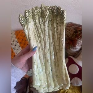 Jore Large Green Asparagus Design Dish
